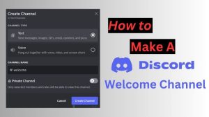 How To Make A Discord Welcome Channel