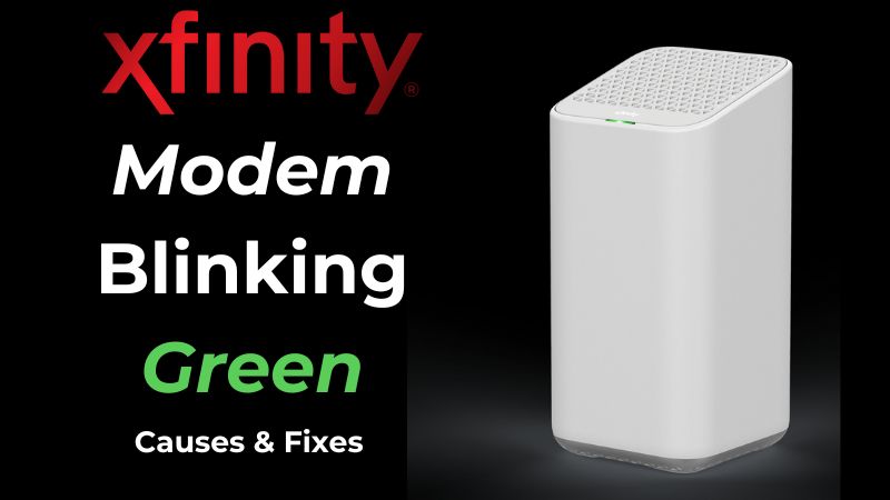 green light blinking on xfinity router