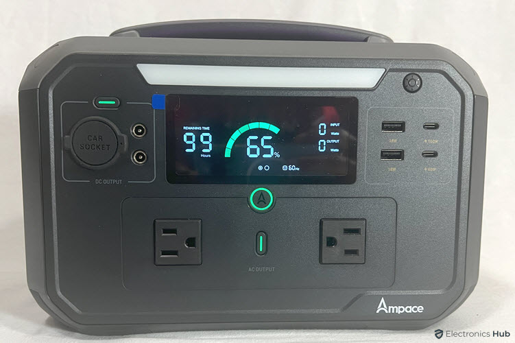 Ampace Andes 600 Pro Portable Power Station Design