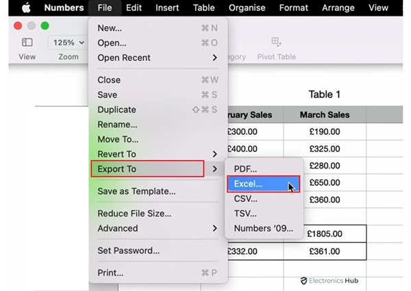 Convert Number File to Excel