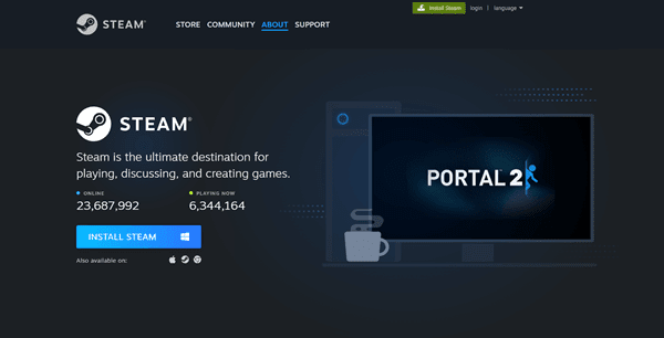 Install Steam on Windows