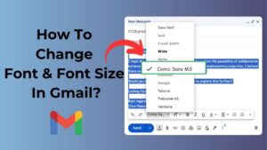 How To Change Font Size In Gmail