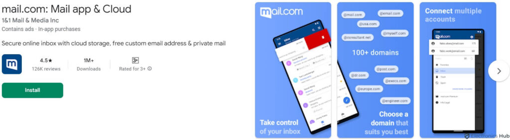 Mail.com mail - best email for a business