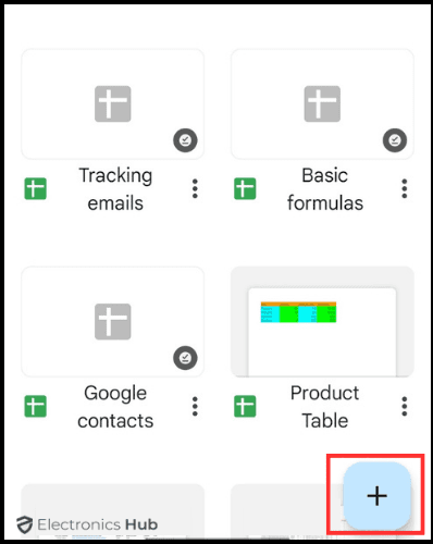 add table in gmail
