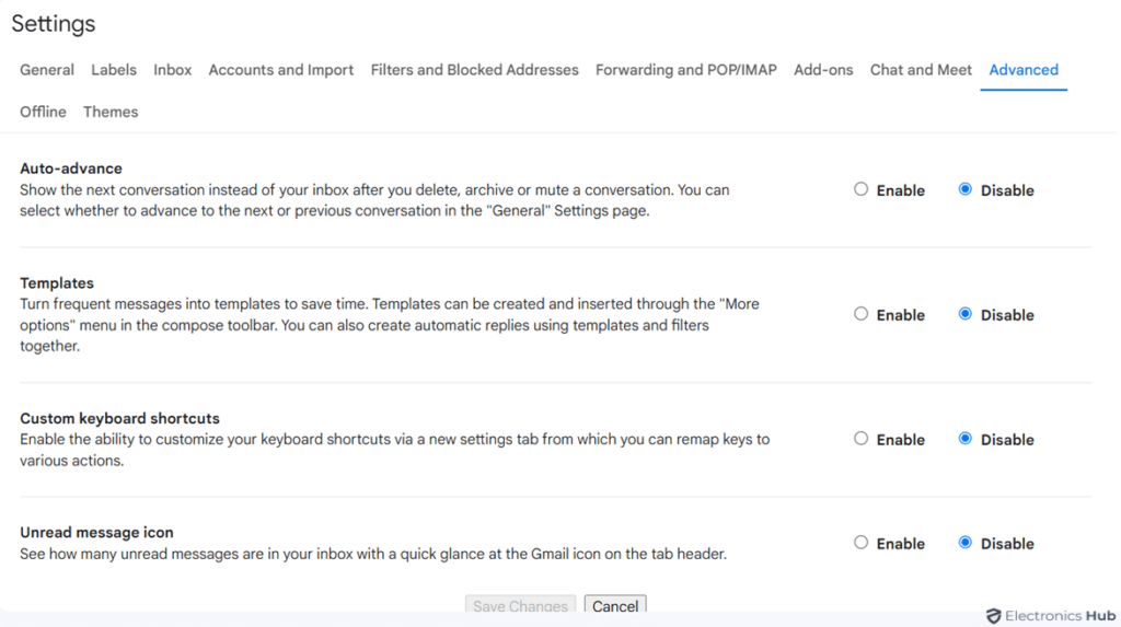 how to change the font size in gmail
