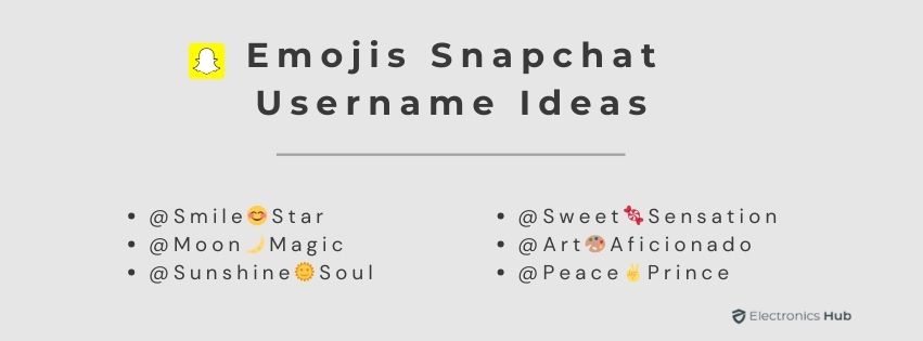 Emojis Snapchat Usernames