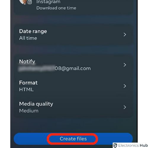 Customize Settings before downloading 