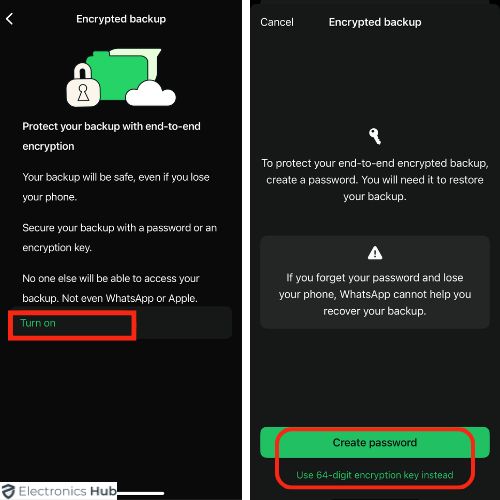 How to turn on E2EE Backup on WhatsApp
