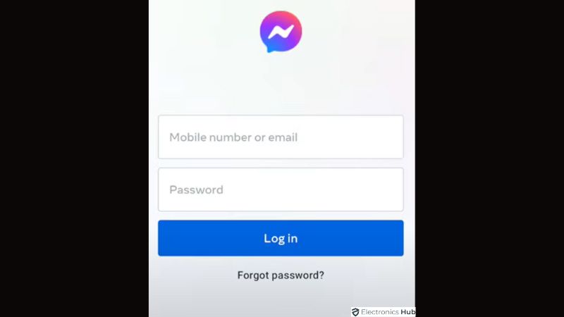 Log out of the Messenger App