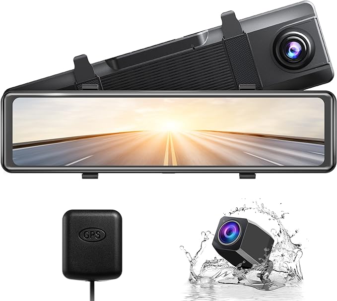 AKASO Mirror Dash Cam