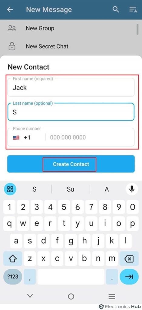 Add Phone Number Android-telegram add by username