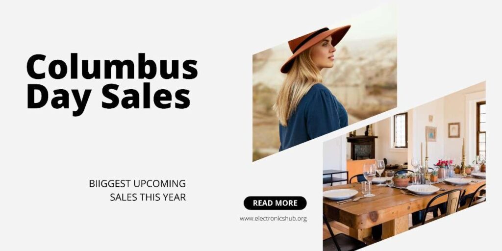 Biggest Upcoming Sales Columbus Day