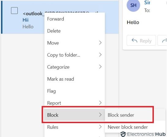 Block Sender Using Desktop Application - Prevent Spam Emails