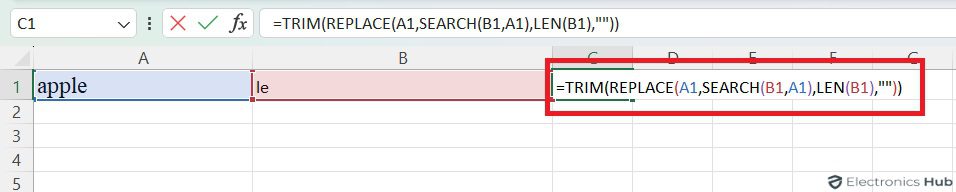 Case-Insensitive Text Subtraction - Excel