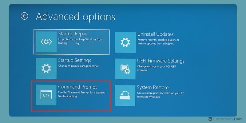 Command Prompt - stuck getting windows ready