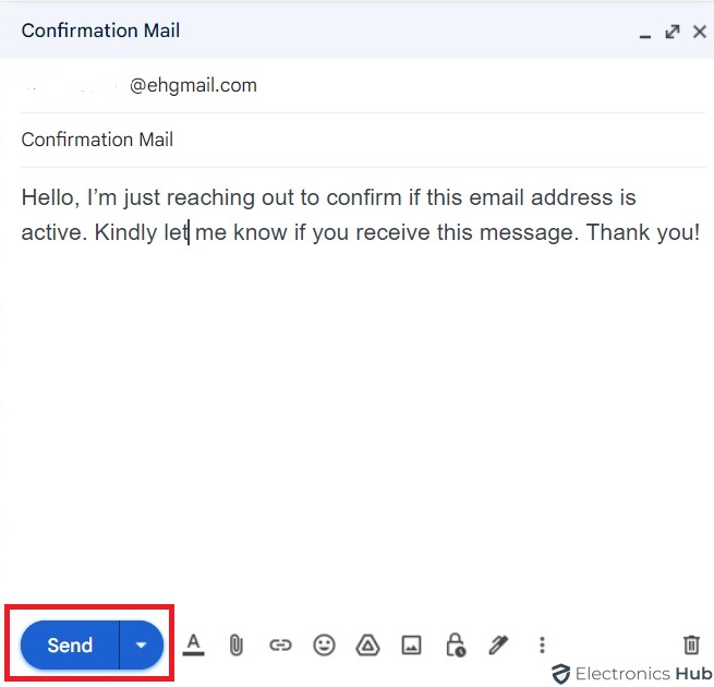 how to test an email address