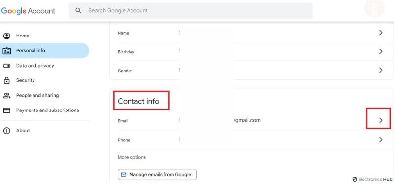 how can i change gmail address