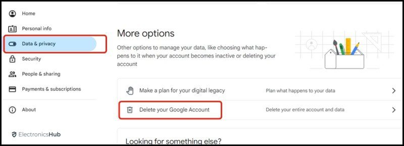 Delete your Google account-youtube accounts deleted