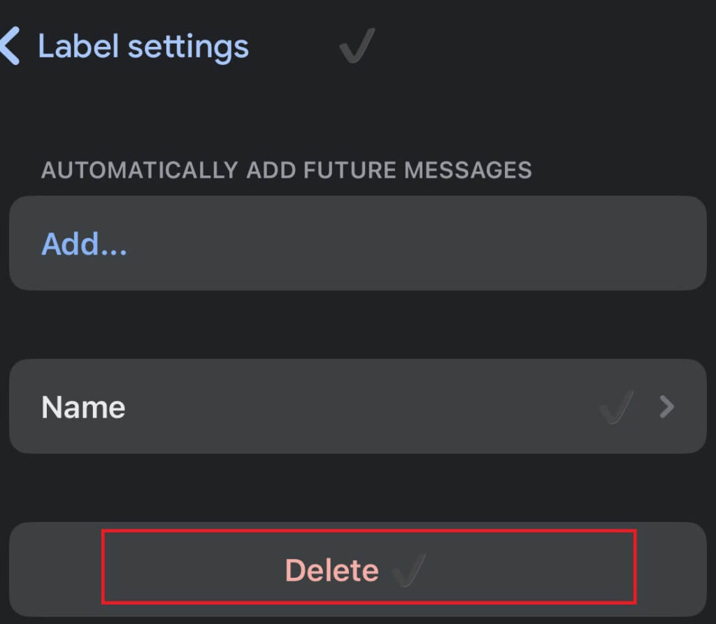 how to remove labels from gmail