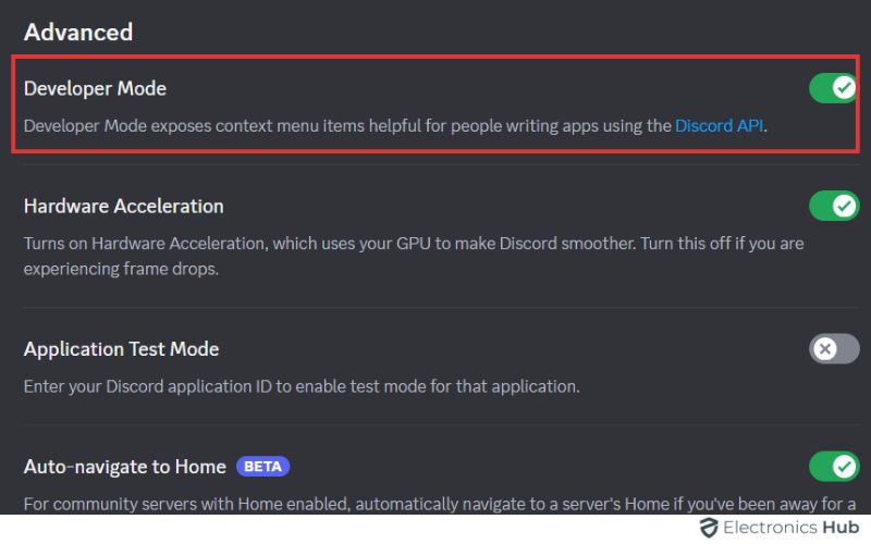 Developer Mode - Discord user id finder