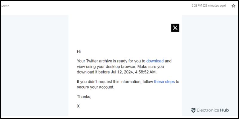 Download Zip File-twitter archiving