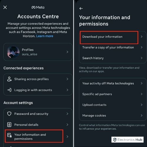 Download information-how to delete an instagram account