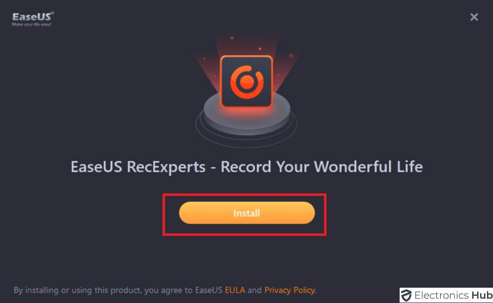 EaseUS RecExperts- record audio youtube