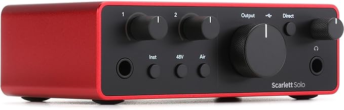 Focusrite Scarlett Solo 4th Gen Audio Interface
