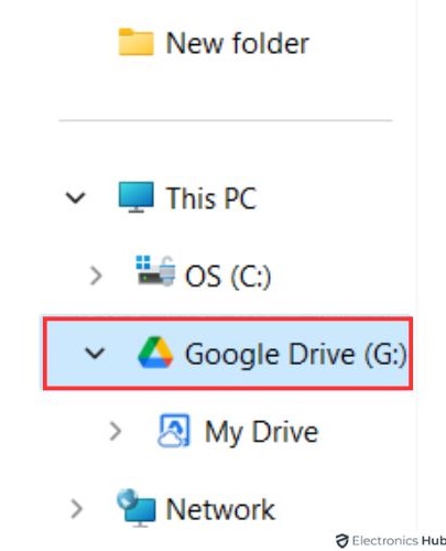 Folder via File Explorer - copy shared folder google drive