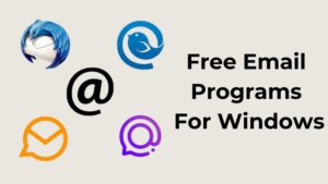 Free Email Programs For Windows