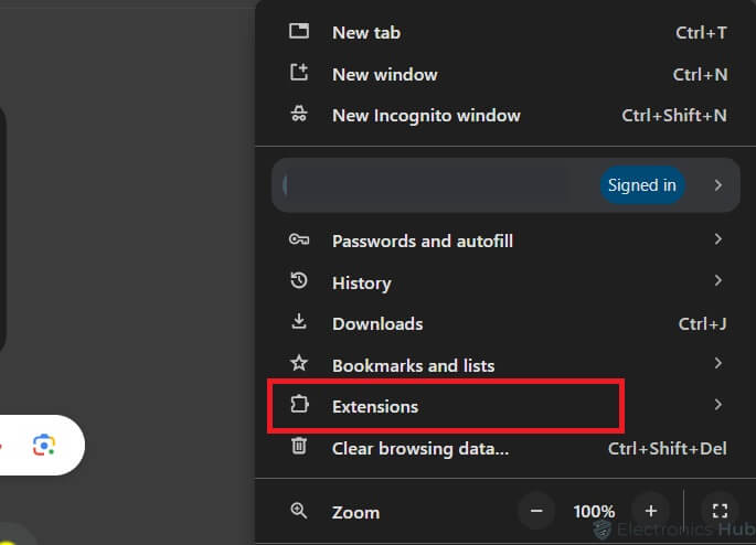 Go to Extensions - Dark mode on google sheets