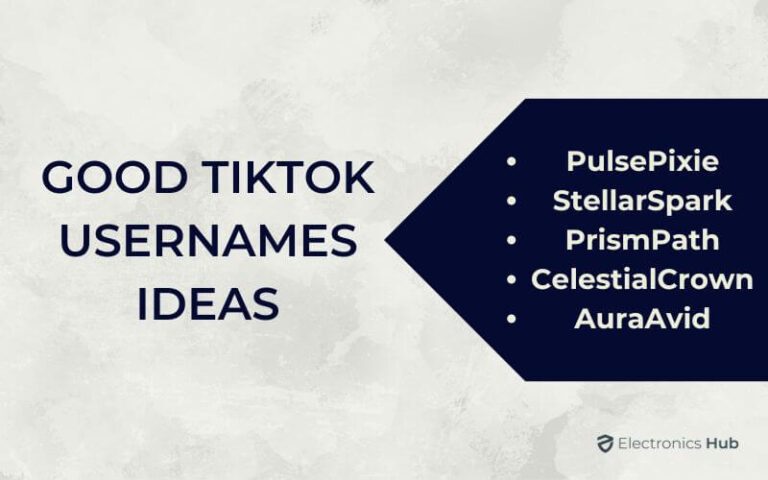 1350+ Coolest TikTok Username Ideas - ElectronicsHub USA