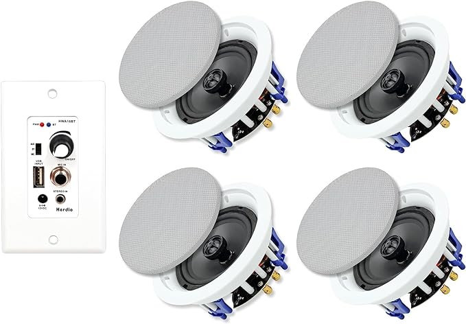 Herdio HCS528-16BT-4CH-US Ceiling Wall Speakers