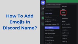 How To Add Emojis In Discord Name