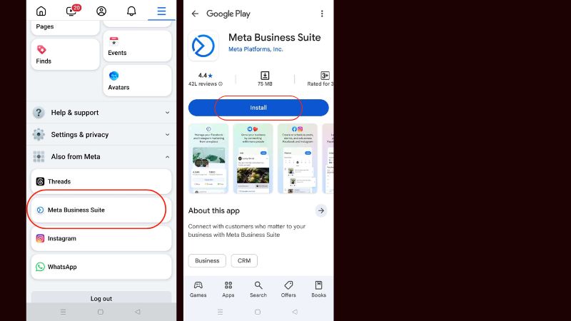 Download Meta Suite to draft and publish posts on FB