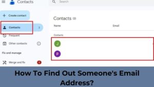 How To Find Out Someone's Email Address