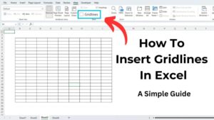 How To Insert Gridlines In Excel