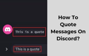 How To Quote Messages On Discord