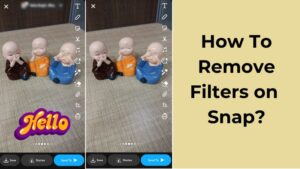 How To Remove Filters on Snap
