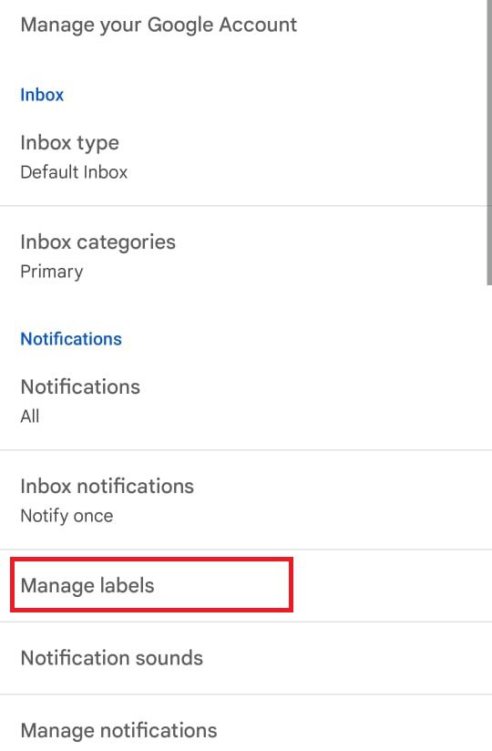 how to delete labels in gmail