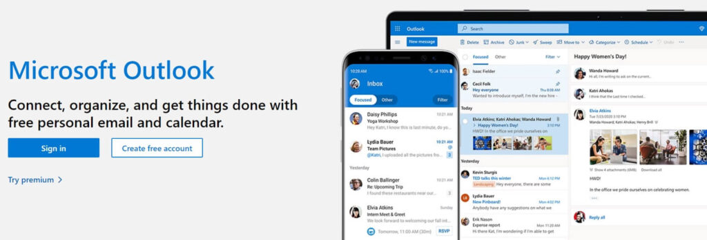 Microsoft Outlook - Prime email for any gadget