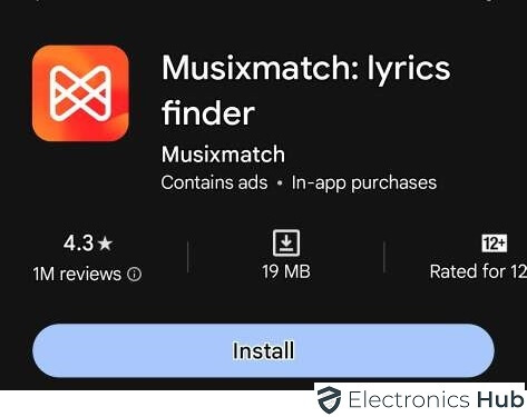 Musixmatch- find music in youtube