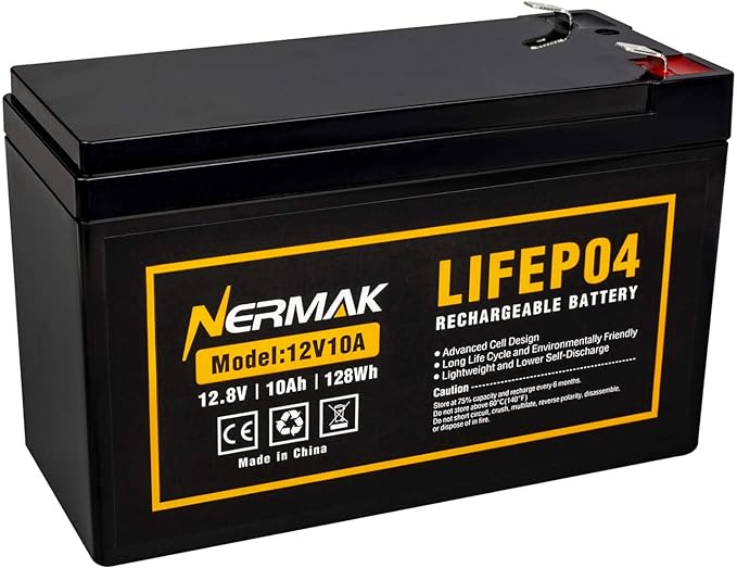 NERMAK Lithium LiFePO4 Deep Cycle Battery