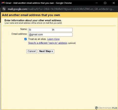 changing my gmail address
