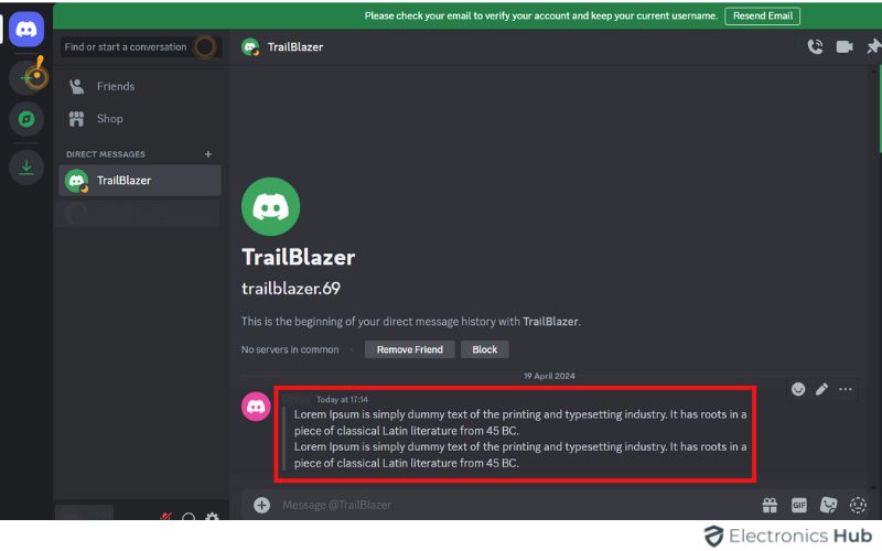 Press Enter - Quote messages in Discord