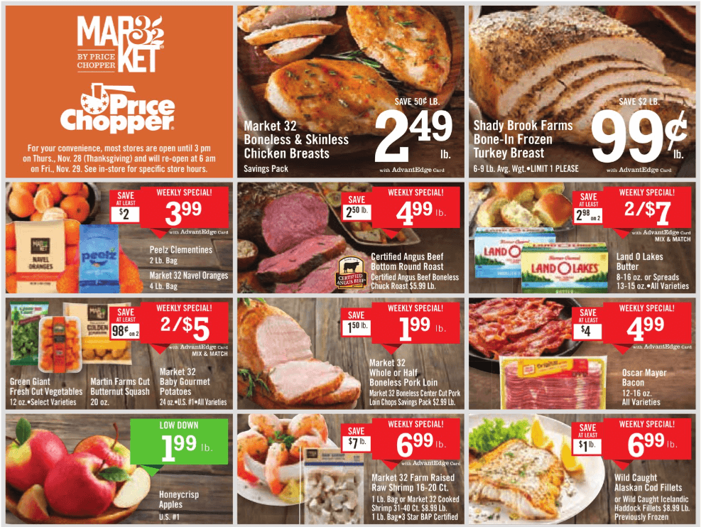 Price Chopper Weekly Ads This Week Nov 24 - Nov 30