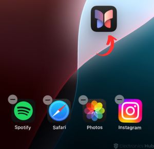 Rearrange app on Home screen - iOS 18