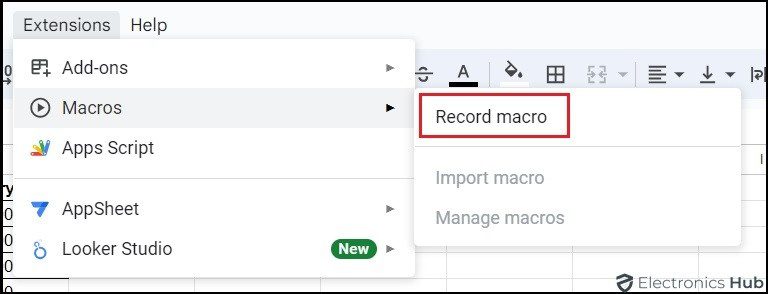 Record macro-Autosort GoogleSheets