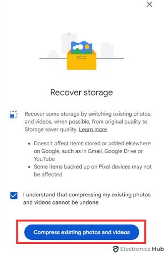Recovery Storage- google drive storage for free