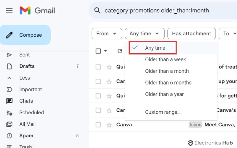 Replace Month - Delete Old Emails In Gmail